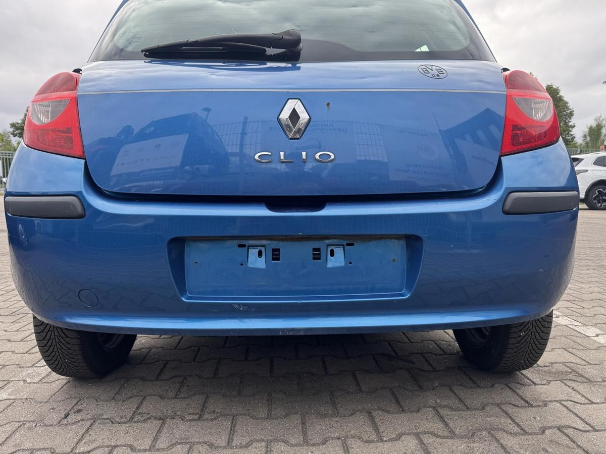 Renault Clio 3 original Sto&szlig;stange Stossf&auml;nger hinten TEI45 Blau Ottoman Bj.2005